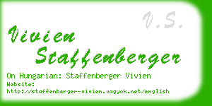 vivien staffenberger business card